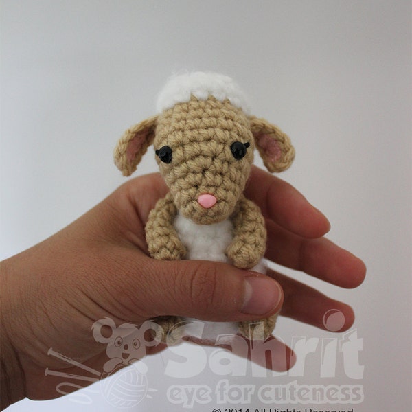 PATTERN Instant Download O-So-Cute Lana the Lamb Crochet Amigurumi