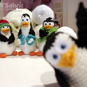 PATTERN Instant Download O-So-Cute Penguins Crochet Amigurumi image 3