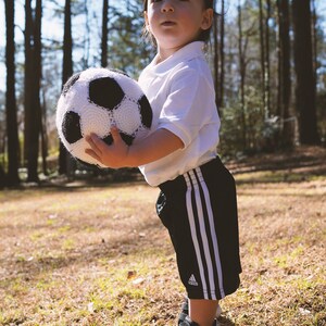 Instant Download PATTERN Crochet Soccer Ball Play Plushie Toy image 3