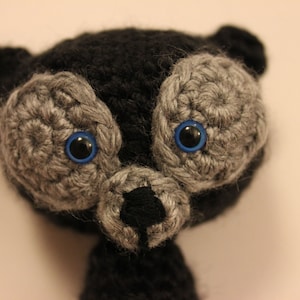 English PATTERN Instant Download Brave Bear Crochet Amigurumi Doll