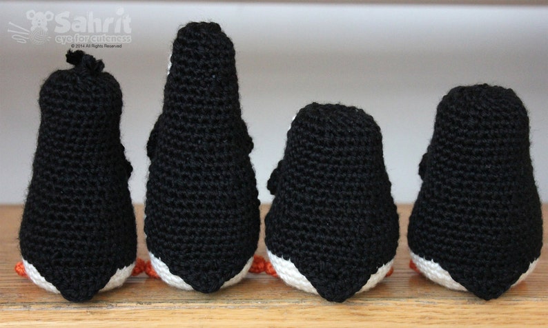 PATTERN Instant Download O-So-Cute Penguins Crochet Amigurumi image 5