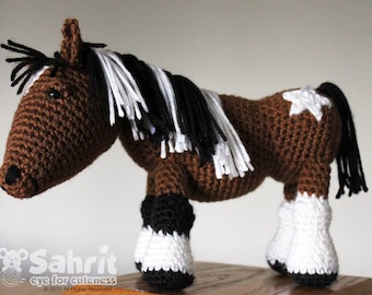 PATTERN Instant Download O-So-Cute Morla the Horse Crochet Amigurumi