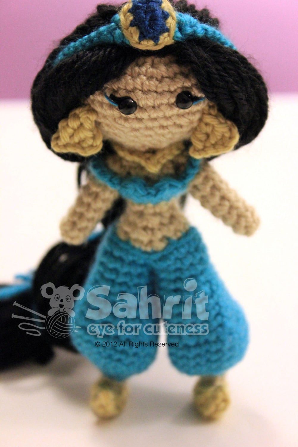 PATTERN Instant Download Jasmine Princess Crochet Doll Etsy