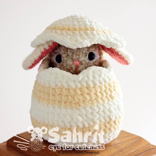 PATTERN Instant Download Big Easter Egg Crochet Gift