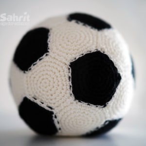 Instant Download PATTERN Crochet Soccer Ball Play Plushie Toy image 1