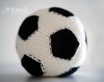 Instant Download PATTERN Crochet Soccer Ball Play Plushie Toy