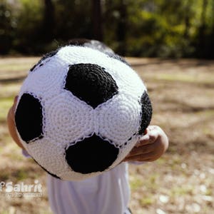 Instant Download PATTERN Crochet Soccer Ball Play Plushie Toy image 2