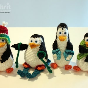 PATTERN Instant Download O-So-Cute Penguins Crochet Amigurumi image 2