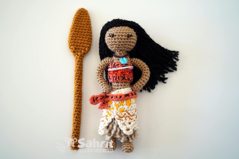 crochet moana doll