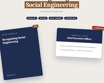 Folien zum Thema Social Engineering | PowerPoint-Präsentation zur Sensibilisierung für Cybersicherheit | Interaktive Mitarbeiterschulung | Bearbeitbare PPT-Datei (Digitaler Download)