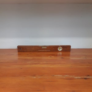 Vintage wood level tool