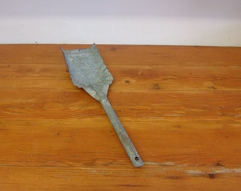 Antique Coal Shovel Fire Place Shovel Galvanized Metal 003