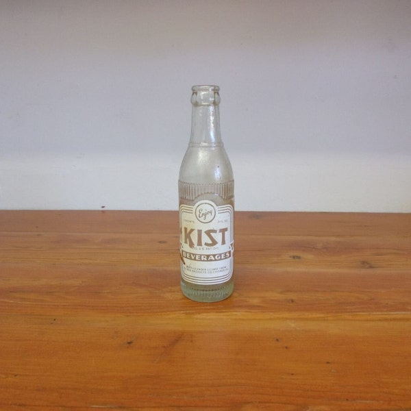 Vintage Kist Beverages  bottle embossed