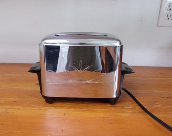 Vintage Landers Automatic Pop Up Toaster Chrome Model 2880