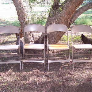 Vintage Clarin MFG CO Fold Up Folding Chair Chairs