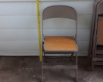 Vintage Clarin MFG CO Fold up Folding Chair Chairs - Etsy