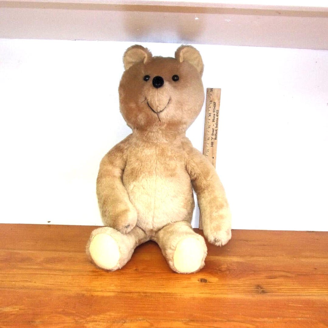 Vintage Teddy Bear Brown Tan - Etsy