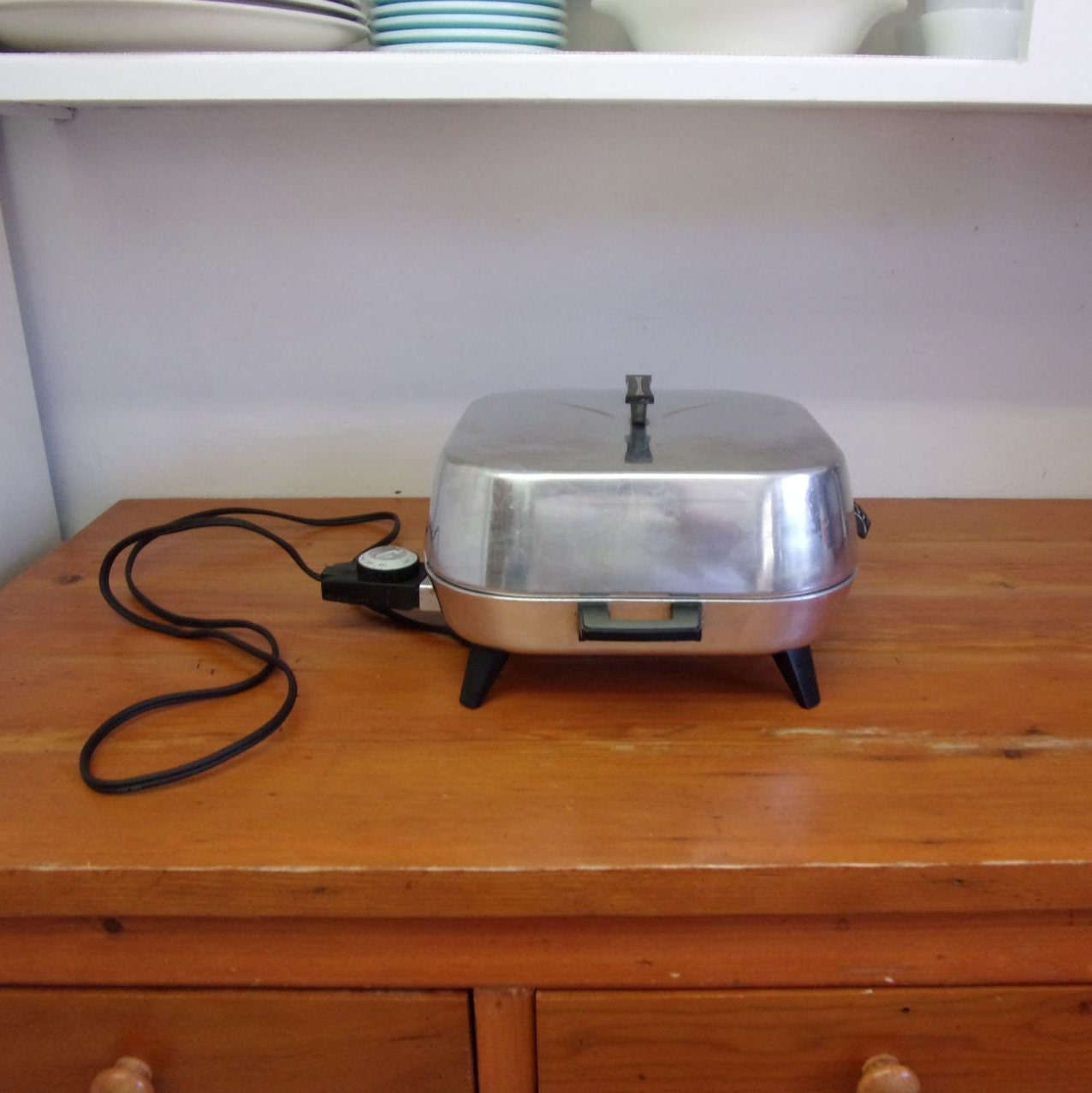 Poêle à Frire électrique Vintage Sunbeam – Automatic Frypan – Avec Couvercle – Occasion