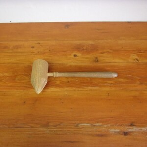 Vintage wood mallet reamer masher wooden shabby chic rustic kitchen decor