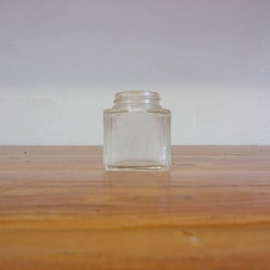 Vintage Hazel Atlas Glass Art Deco Apothecary Bottle