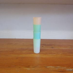 Vintage Tupperware Kids Children&#39;s Cups in Pastels