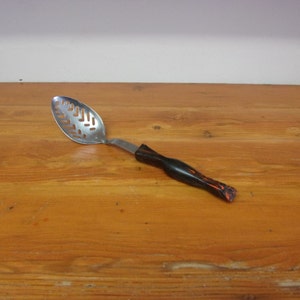 Vintage Cutco slotted spoon No. 1713 serving spoon cooking spoon