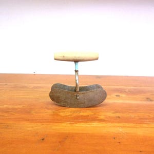 Vintage Double Blade Rocking Chopper rounded handle