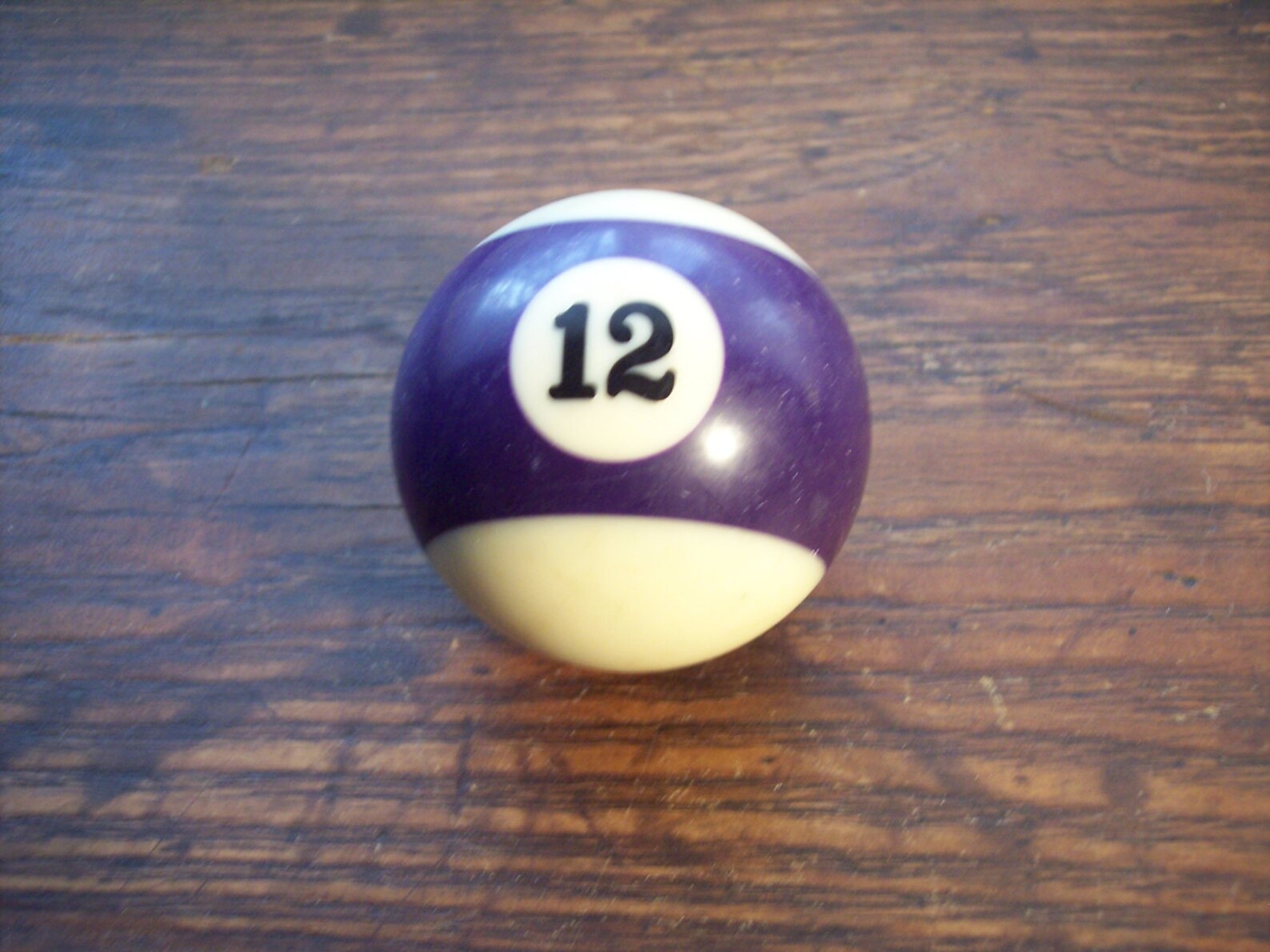 Vintage Bakelite Billiard Ball Pool Ball Lucky Number 12 Etsy