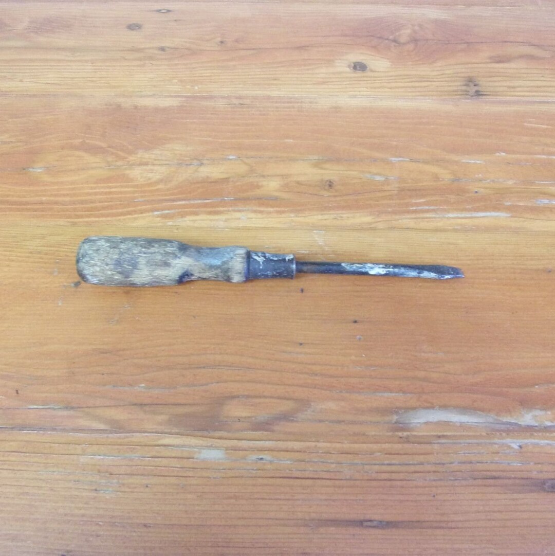 Vintage Flathead Screwdriver Rustic Tool - Etsy