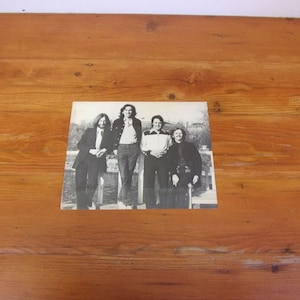 Vintage Beatles Photograph Postcard Music Band Memorabilia