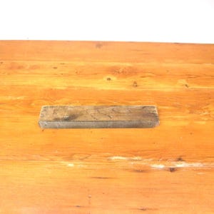 Antique File Rasp on Wood Block