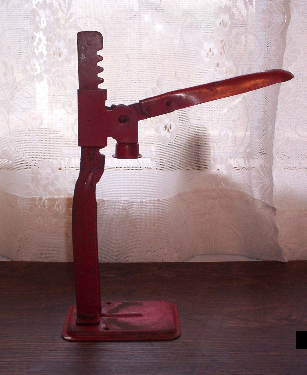 Vintage Climax bottle capper corker red all metal capper Etsy