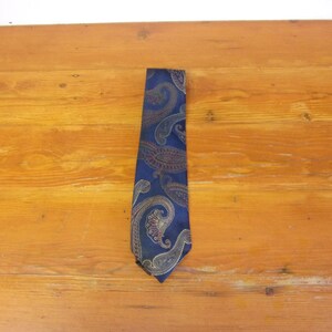 Vintage Wembley Blue Paisley Tie Men's Neckties