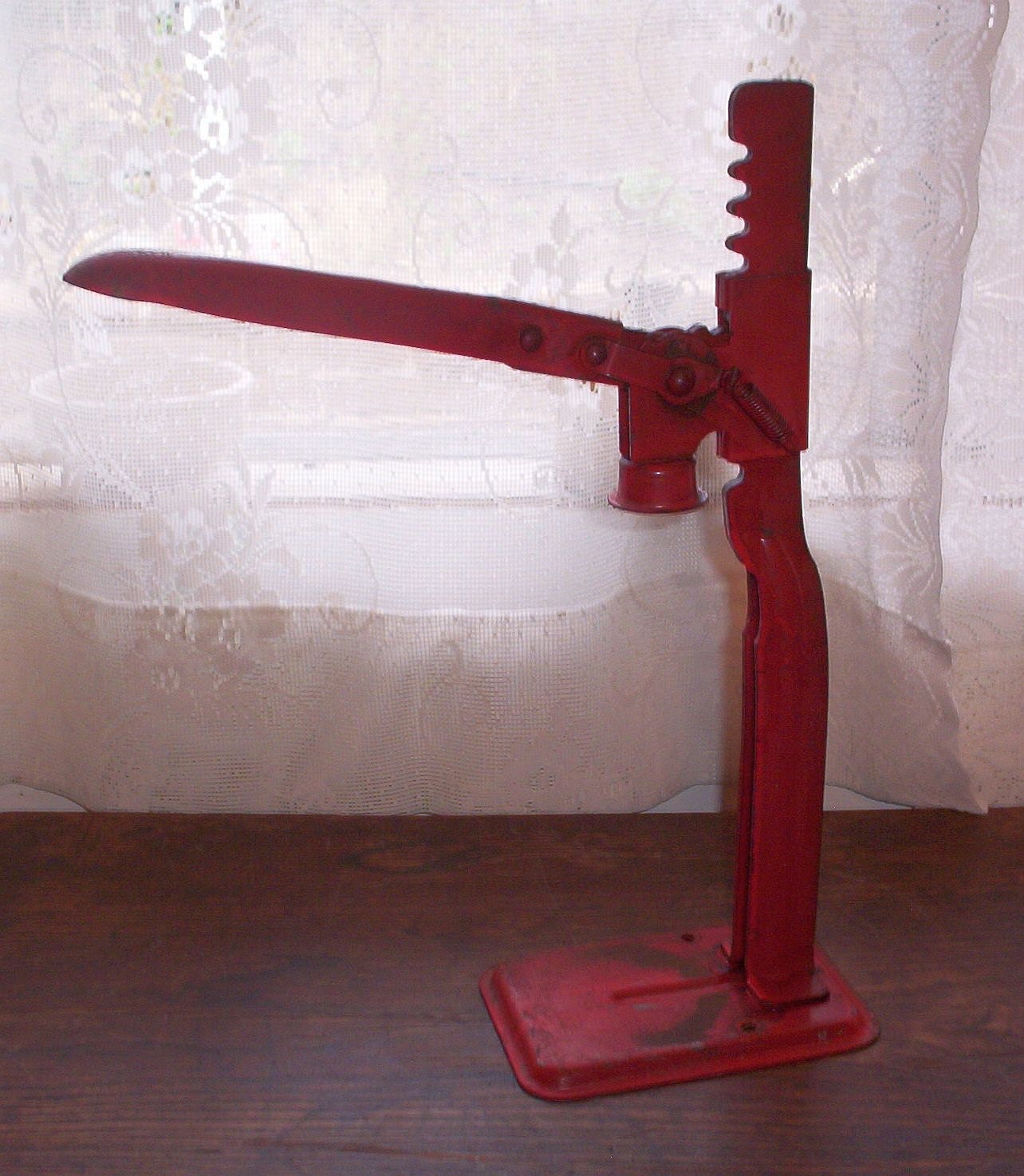 Vintage Climax bottle capper corker red all metal capper Etsy