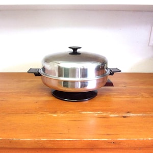 Vintage West Bend Electric Fry Pan Fryer Cooker