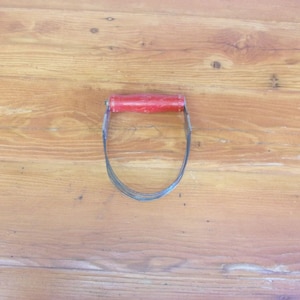 Vintage Androck red handle dough blender pastry hand blender primitive kitchen tools gadget bakeware decor