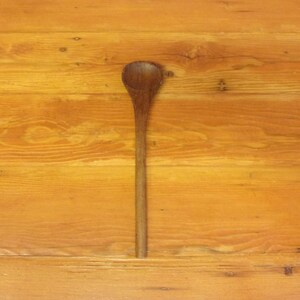 Antique Vintage Carved Wood Spoon