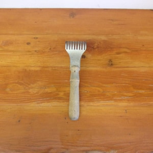 Vintage Potato Masher With Wooden Handle Chipped Paint -  Norway