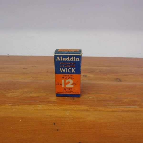 Vintage Aladdin Wick Box Model 12 Kerosene Lamps New Old Stock