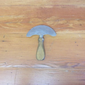 Vintage Stainless Steel rocking chopper flat handle