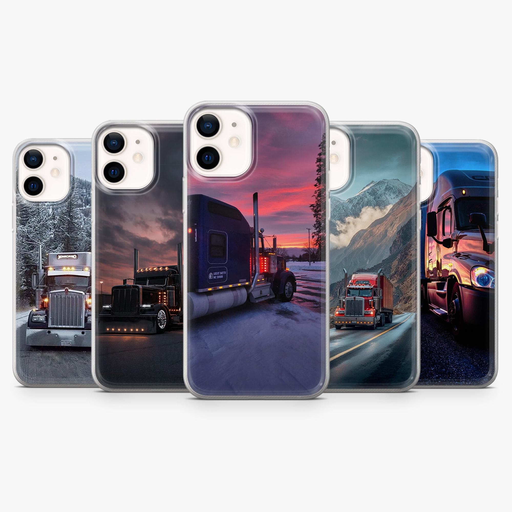 Truck Semi Phone Case - Etsy