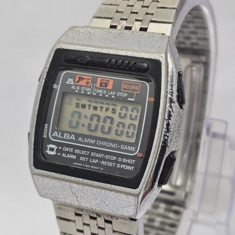 Seiko digital 80s watch - Etsy 日本