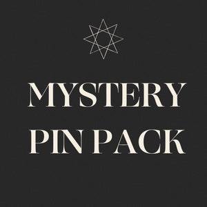 Mystery Pin Pack Occulte Ésotérique Dark Academia Sorcière Spiritualisme image 1