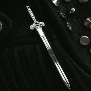 Gothic Sword Cloisonné Pin - Medieval Weaponry - Gothic Inspired - Armorcore - Knightcore - Dark Academia