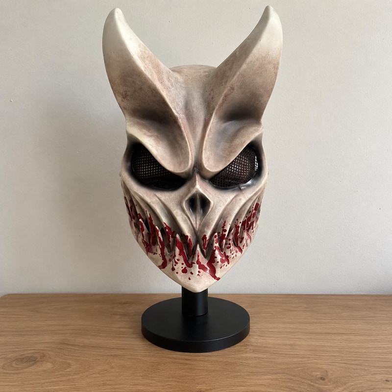 Gaasha Mask Scary Mouth Moving Mask - Etsy UK