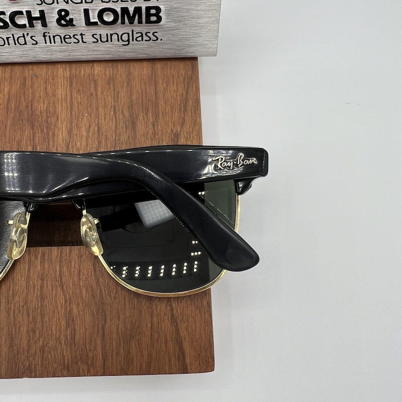 Vintage Ray Ban B&L Wayfarer Max II Ebony W1272 Excellent Sunglasses 54mm USA image 7