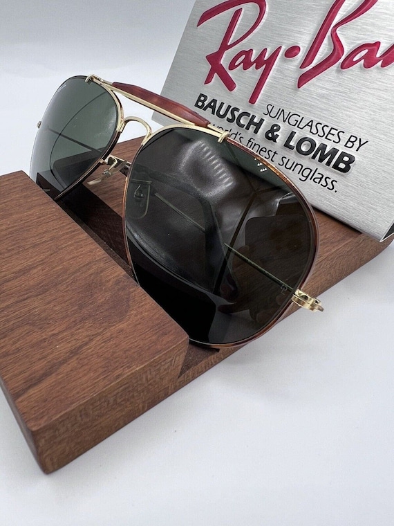 Vintage B&L Ray Ban Bausch  Lomb G15 gray Tortuga… - image 4