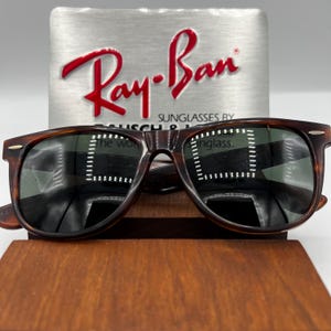 Ray Ban B&l Wayfarer Sunglasses - Etsy