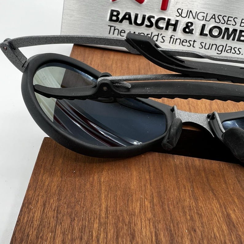 VTG B&L Ray Ban W2378 G15 MATTE-Grå Orbs Combo Deluxe Metall Svart Gummi NOS bild 10