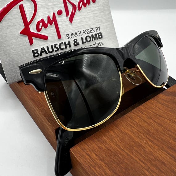Vintage Ray Ban B&L Small Wayfarer Max Ebony Black W1269
